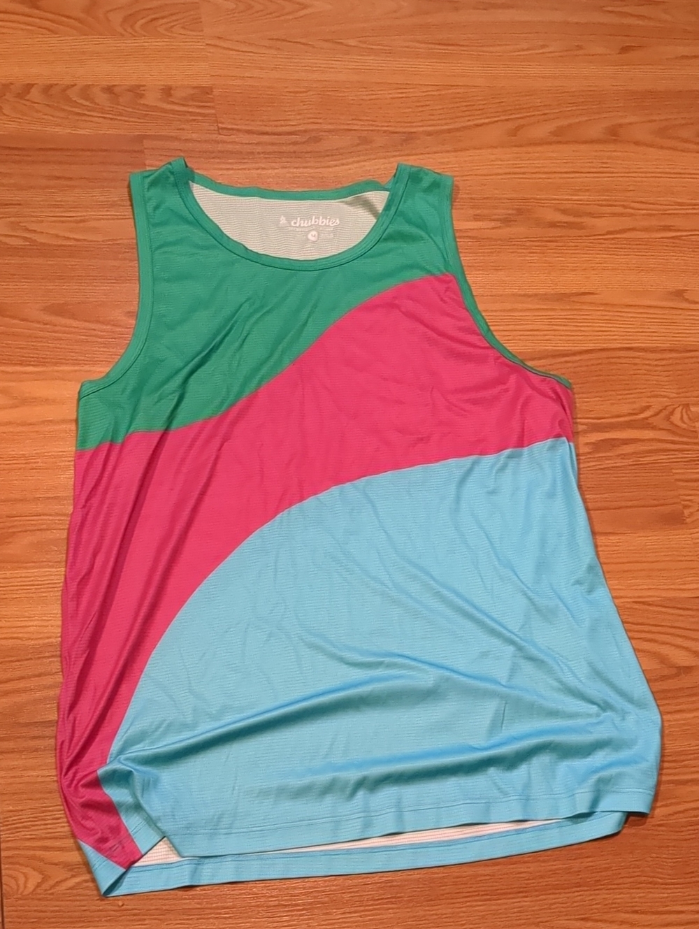 Chubbies Retro Colorblock Active Tank Top